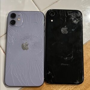 Apple iPhone 11 and XR Set - Lavender and Black